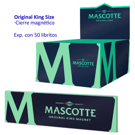 Papel de liar Mascotte Original King Size magnético Expositor con 50...