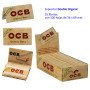 OCB doble Organic Hemp Expositor 25 libritos de 100 hojas