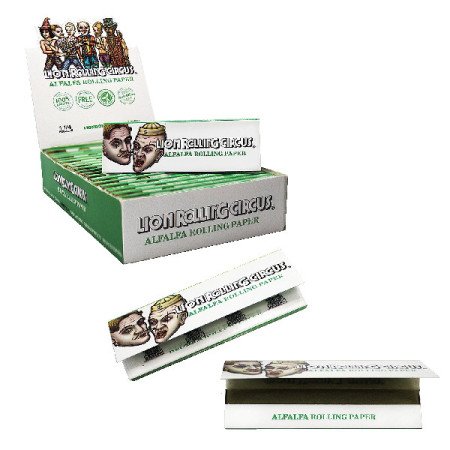 Lion Rolling Circus papel Alfalfa Regular 1.1/4 Exp. 25 libritos de 50...