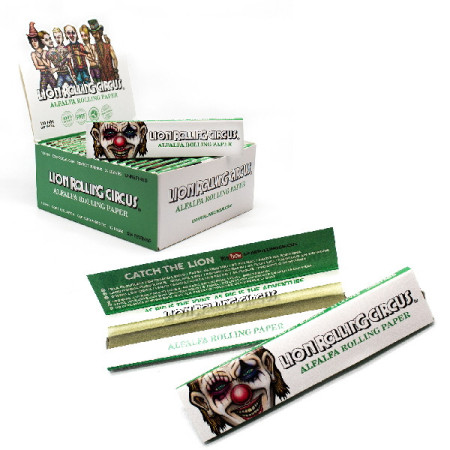 Lion Rolling Circus papel Alfalfa King Size Exp. 50 libritos de 32 hojas