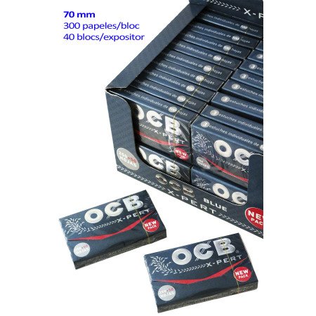 OCB Blue X-Pert Block 250 + 50 Expositor 40 libritos