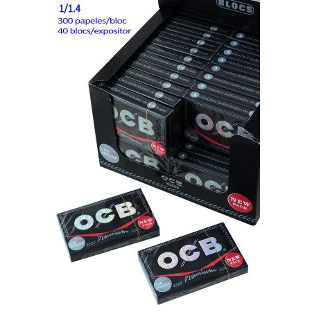 OCB Premium Block 250 + 50 Expositor 40 libritos