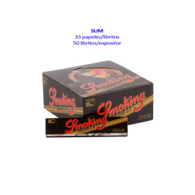 Smoking expositor con 50 libritos King Size De Luxe