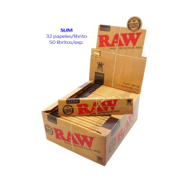 Raw Slim Expositor con 50 libritos papel natural