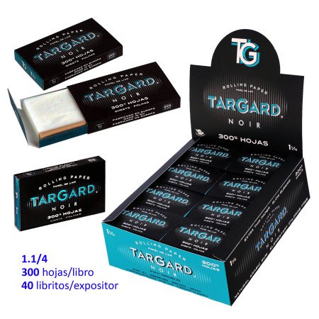 Tar  Gard  NOIR®300  1.  1/4.  Expositor  con  40  libritos  de  300  hojas  de...
