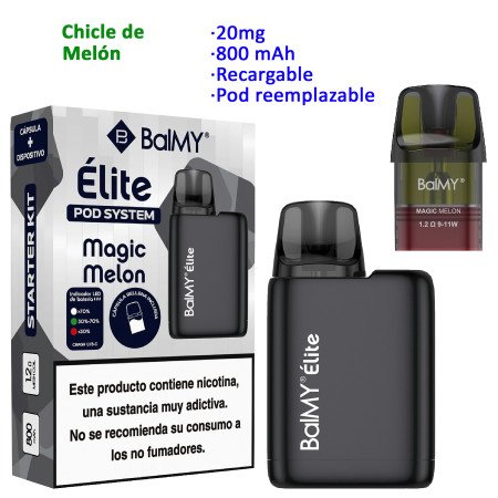 Magic Melon 20 mg. BALMY ÉLITE Kit recargable