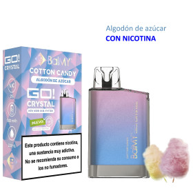 Cotton Candy 20 mg. BALMY GO CRYSTAL Vaper desechable