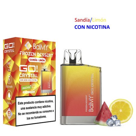 Frozen Dessert 20 mg. BALMY GO CRYSTAL Vaper desechable