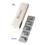 Blister con 5 bobinas Joyetech cubis/aio/mini cuboid bf (0,6 Ohm) SS316