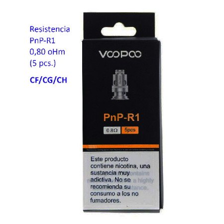 Resistencia PnP-R1 0.8 ohm (5pcs) - Voopoo