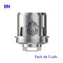 Pack 5 Smok Tfv8 X Baby Q2 Coil (0.4ohm)