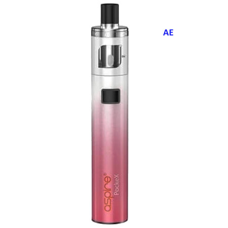 White pink Gradient Aspire PockeX Pocket AIO Starter Kit con repuestos...