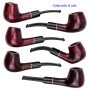 Colección 6 Cachimbas madera Jean Claude