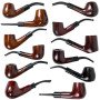 Colección 12 Cachimbas madera Mr. Pipe filtro 9 mm.