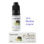 E-Liquid Lemon Melon 3 mg. envase con 10 ml e-lux