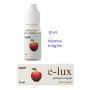 e-liquid Apple 6 mg. envase con 10 ml. e-lux