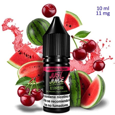 10ml 11 mg. Iconic Watermelon Cherry Sales de nicotina Just Juice