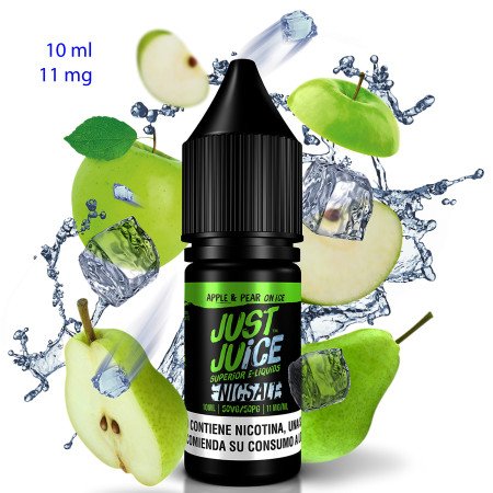 10ml 11 mg. Iconic Apple Pear Sales de nicotina Just Juice