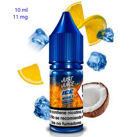 10ml 11 mg. Ice Citron Coconut Sales de nicotina Just Juice