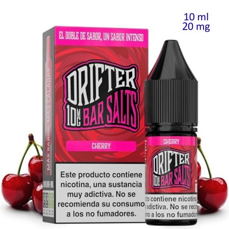 10ml 20 mg. Cherry Sales de nicotina Drifter Bar Salts
