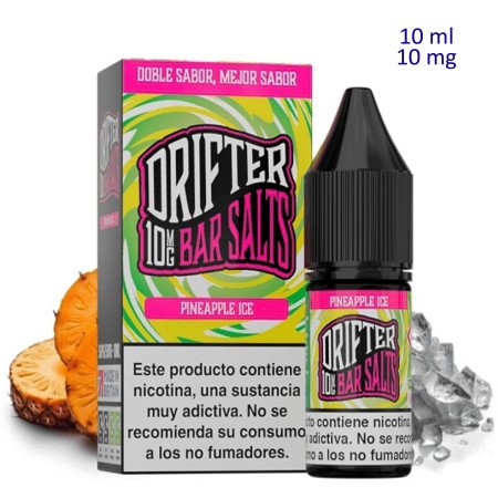10ml 10 mg. Pineapple Ice Sales de nicotina Drifter Bar Salts