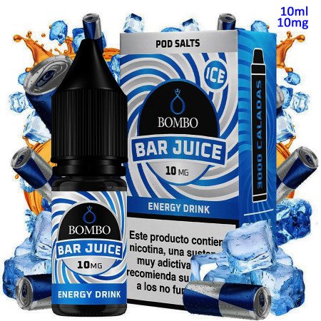 10ml 10 mg. Energy Drink Ice Sales de nicotina Bar Juice by Bombo