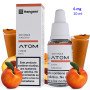 e-liquid Juicy Peach 6 mg. Hangsen Atom envase con 10 ml.