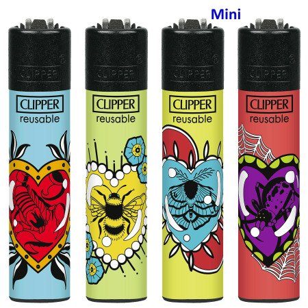 Mini Clipper LOVE INSECTS Exp. 48 encendedores
