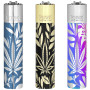 Clipper  JUNGLE LEAFS Exp. 12 encendedores con estuche de metal