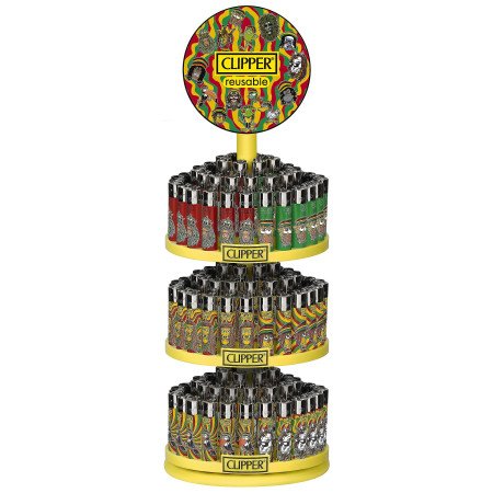 Clipper RASTA ANIMALS Carrusel con 144 encendedores