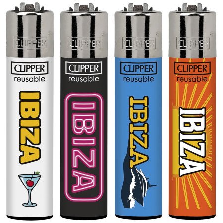 Clipper IBIZA 2025 Expositor con 48 encendedores