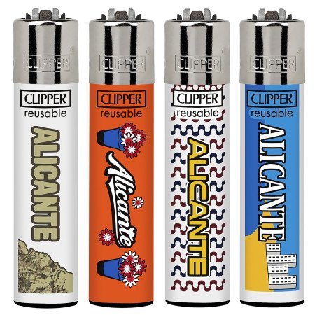 Clipper ALICANTE 2025 Expositor con 48 encendedores