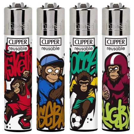 Clipper OLYMPIAN MONKEYS 1 Exp. 48 encendedores
