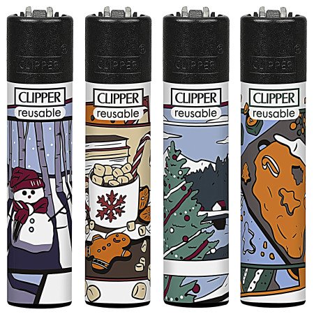 Clipper  WINTER POSTCARDS Exp. 48 encendedores