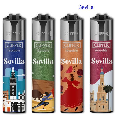 Clipper SEVILLA 2024 Exp. 48 encendedores