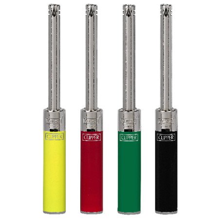 Clipper TUBE PLUS SOLID BRANDED Exp. 12 encendedores
