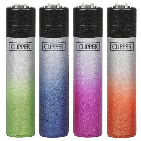 Clipper GRADIENT SILVER Exp. 48 encendedores