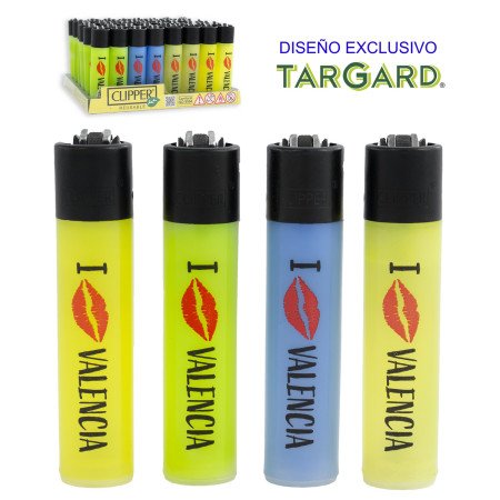 Exp. 48 encendedores Clipper KISSING VALENCIA