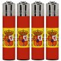 Exp. 48 encendedores Clipper BANDERA ESPAÑOLA