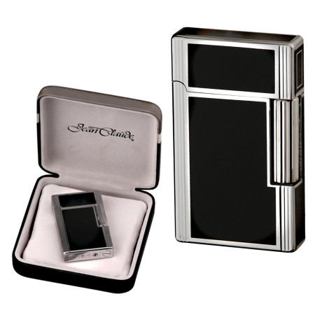 Encendedor piedra JEAN CLAUDE Dustin negro/cromo