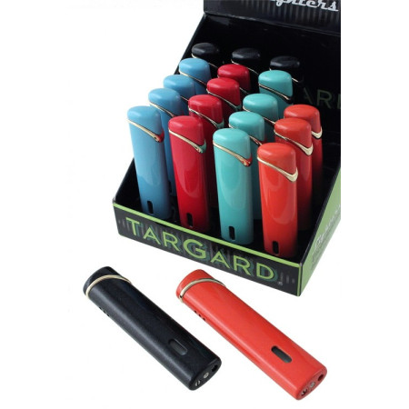 Expositor con 20 encendedores turbo colores surtidos