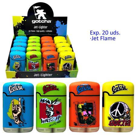 Expositor 20 encend. turbo jet Easy Torch 8 Gotcha 1