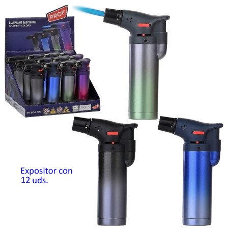 Expositor con 12 encendedores turbo Prof easy torch