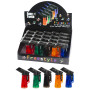 Expositor 20 encendedores turbo jet Easy Torch freestyle transparentes