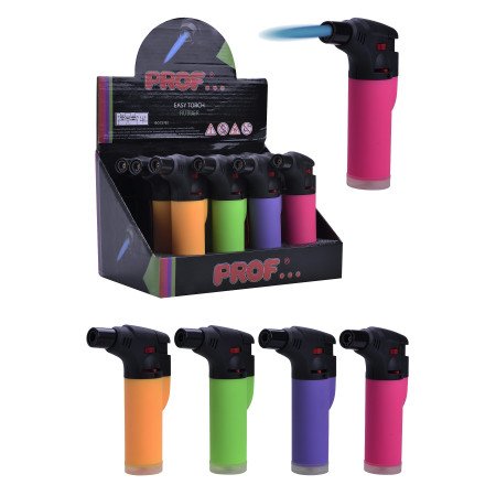 Expositor con 12 encendedores turbo easy torch Prof