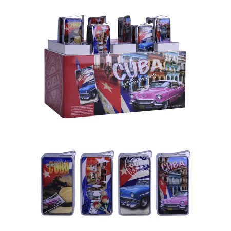 Expositor con 12 encendedores piezo Cuba