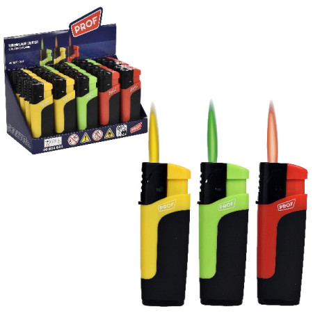 Expositor con 25 encendedores turbo Prof fancy color