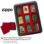 Expositor de piel Zippo con 9 encendedores surtidos