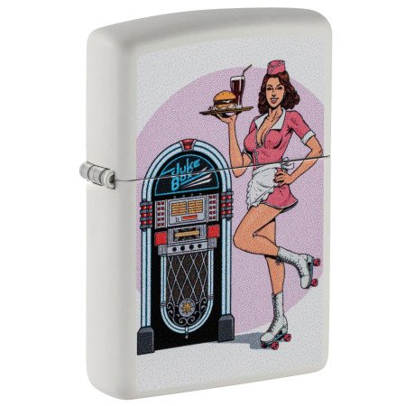 Encendedor Zippo 214 Roller Waitress Design