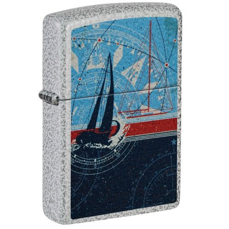 Encendedor Zippo 46020 Nautical Sailboat Design
